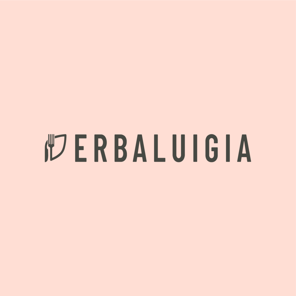 Loro Erbaluigia su sfondo rosa chiaro
