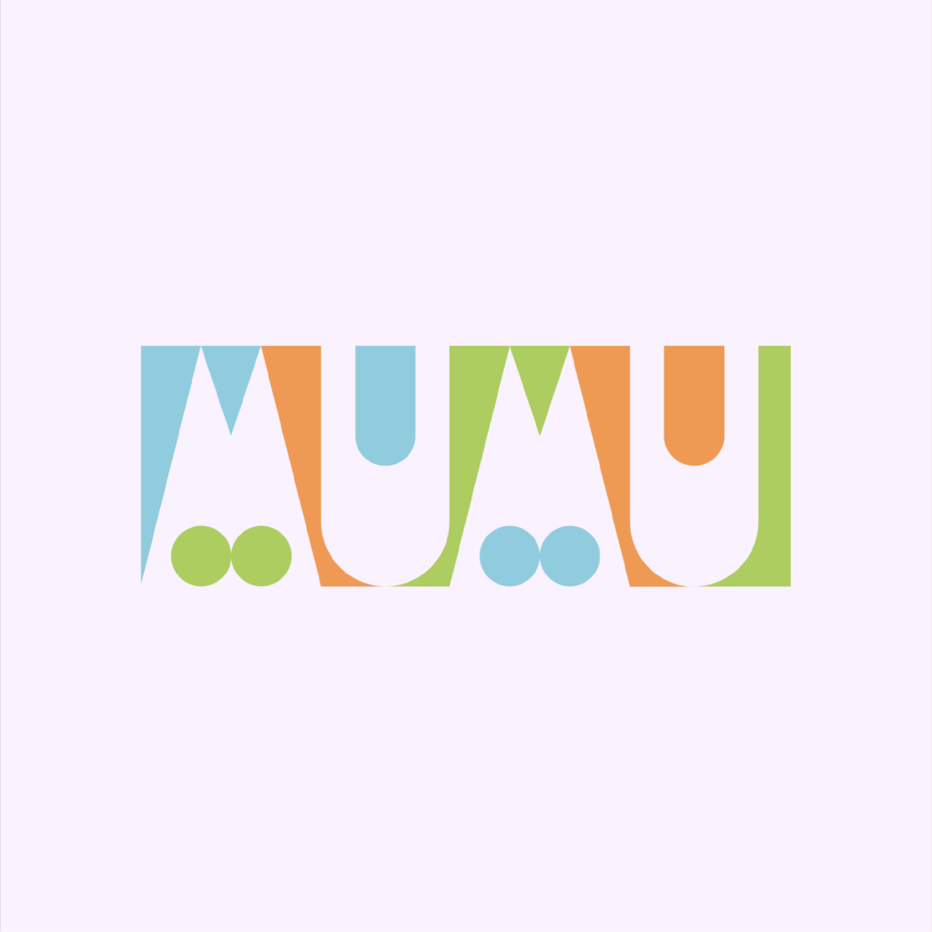 logo Mumu su sfondo lilla